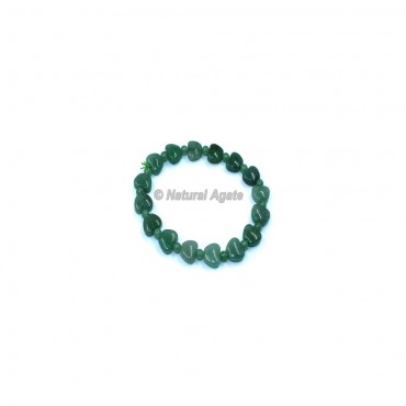 Green Aventurine Apple Beads  Gemstone Bracelets