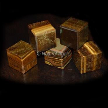 Tiger Eye Cubes