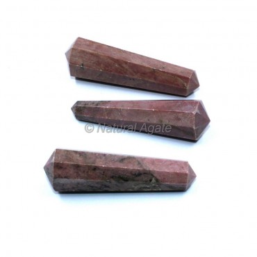 Rhodonite Double Point