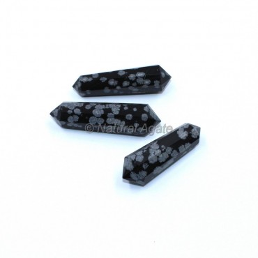 Snowflake Obsidian Double Point