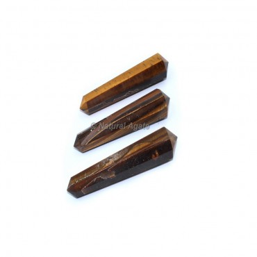 Tiger Eye Double Terminated Pencil Point