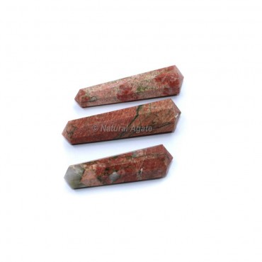 Unakite Double Terminated Pencil Point