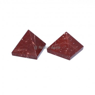 Red Jasper Gemstone Pyramid