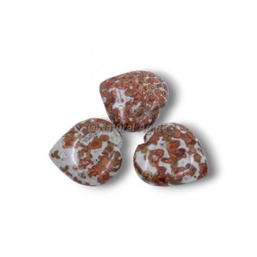 Dotted Jasper Puffy Hearts Crystal Hearts Online
