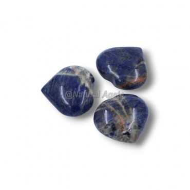 Sodalite Puffy Hearts Crystal Hearts Online