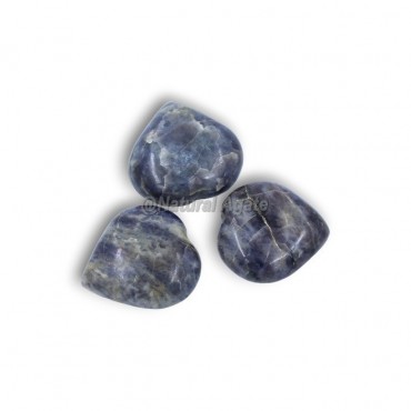 Iolite Puffy Hearts Crystal Hearts Online