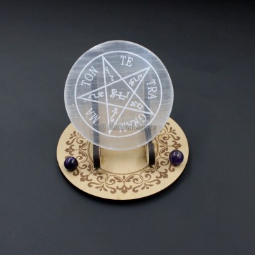 Selenite Charging Plate for Reiki (No Stand)