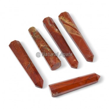 Red Jasper Obelisk Points